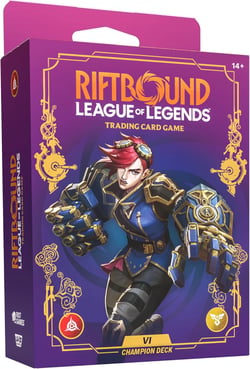 Starter pack pour le jeu de cartes à collectionner Riftbound : League of Legends - Champion Deck :Vi : Déchainement