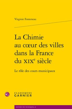 La chimie au coeur des villes dans la France du XIXe siècle : Le rôle des cours municipaux