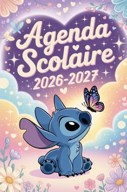 Agenda Scolaire 2026 2027 : Organisateur scolaire quotidien pour garçons et filles - Primaire, Collège & Lycée ...
