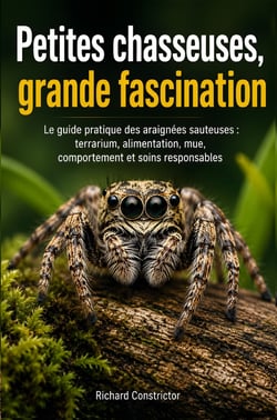 Petites chasseuses, grande fascination : Le guide pratique des araignées sauteuses : terrarium, alimentation, mue, comportement et soins...