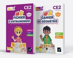 Cap Maths : CE2 - Fichier d'entraînement + Cahier de géométrie (édition 2026)