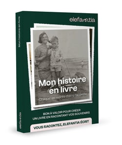 Coffret cadeau Elephantia - Mon histoire en livre