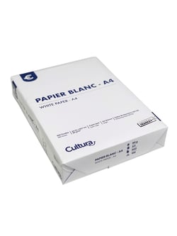 Ramette papier imprimante 500 Feuilles - Blanc 150 CIE - A4 80 g/m² - Cultura