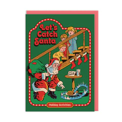 Carte de vœux Ohh Deer - Let's catch Santa