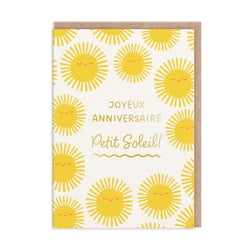 Carte de vœux Ohh Deer - Joyeux anniversaire petit soleil !