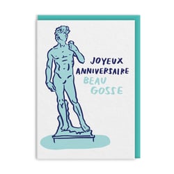 Carte de vœux Ohh Deer - Joyeux anniversaire beau gosse