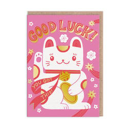 Carte de vœux Ohh Deer - Good luck!
