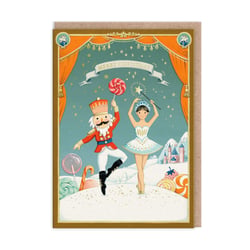 Carte de vœux Ohh Deer - Merry Christmas Casse-Noisette
