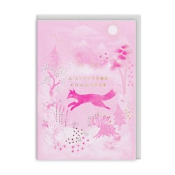 Carte de vœux Ohh Deer - L'aventure commence