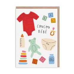 Carte de vœux Ohh Deer - Coucou bébé