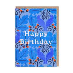 Carte de vœux Ohh Deer - Happy birthday chêne bleu