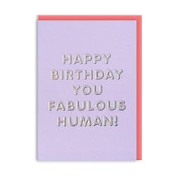 Carte de vœux Ohh Deer - Happy birthday you fabulous human!