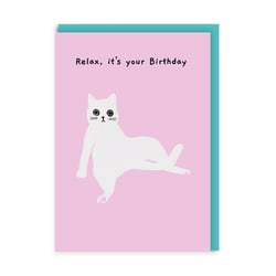 Carte de vœux Ohh Deer - Relax it's your birthday
