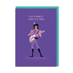 Carte de vœux Ohh Deer - Let's party like it's 1999 Prince