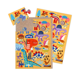 Carte de vœux Ohh Deer - Puzzle dinosaures