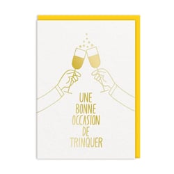 Carte de vœux Ohh Deer - Une bonne occasion de trinquer