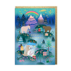 Carte de vœux Ohh Deer - Merry Christmas