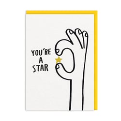 Carte de vœux Ohh Deer - You're a star