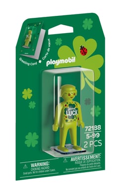 Playmobil - Carte de voeux : Bonne chance - 72188