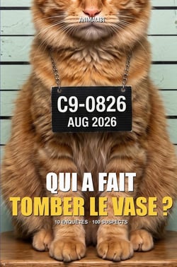 Animalibi - qui a fait tomber le vase ? - enquete en couleur pour amoureux des chats. 100 suspects c