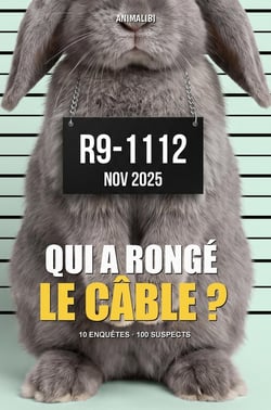 Animalibi - qui a ronge le cable ? - casse-tete en couleur pour amateurs de lapins. 100 suspects cra