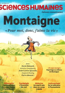 Sciences Humaines HS n°34 : Montaigne - Août/Septembre 2026 : "Pour moi, donc, j'aime la vie"