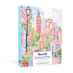 Peinture au numéro Figured'Art -  Pastel de Londres - 25 x 33 cm