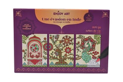 Kit coloriage aux marqueurs Atelier mandala Enjoy art - Arbre de vie 