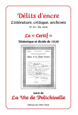 Délits d'encre n°49 - Le "Certif"