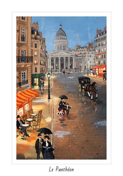 CARTE SIMPLES PARIS F DELACROIX