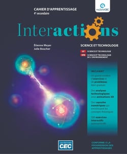Interactions 4, Sciences : 4e secondaire, cahier d'apprentissage