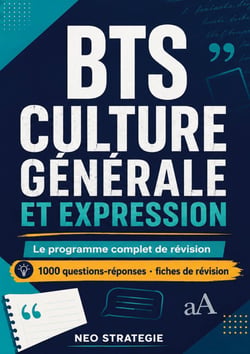 Bts culture generale et expression progr - 1000 questions reponses fiches