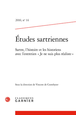 Etudes sartriennes 2010, n  14 - sartre, l'histoire et les historiens avec l'ent