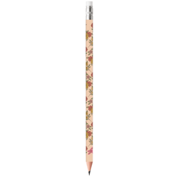 Crayon graphite BIC - fleurs beige