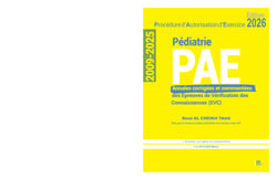 PAE ANNALES CORRIGEES EVC PEDIATRIE 2009-2025