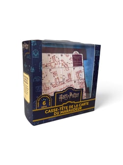 Casse-tête de la carte du maraudeur en bois - Harry Potter
