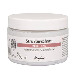 Pot de 150 ml de neige structurée fine - Rayher - Blanc neige