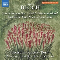 Sonates pour violon n° 1 et n° 2 - Baal Shem - Sonate pour violon solo n° 1 - CD