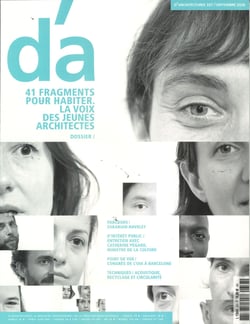 D'architectures n°337 : 41 fragments pour habiter : La voix des jeunes architectes - Septembre 2026