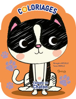 Premiers coloriages - J'adopte un chaton
