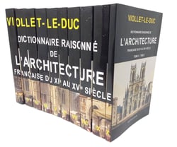 Dictionnaire raisonné de l'architecture française du XIe au XVIe siècle - 10 volumes