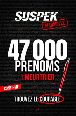 SUSPEK - Meurtre à Marseille : Livre-jeu escape book pour adulte, enquête criminelle Murder Mystery Puzzle  47 000 suspects,...