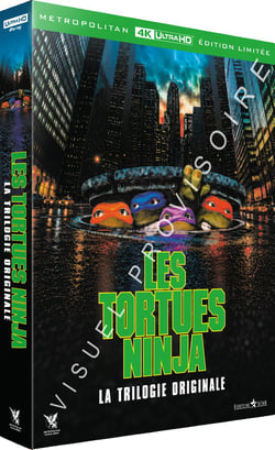 Les Tortues Ninja - La Trilogie originale : Le Film + Le Secret de la mutation + Les Tortues Ninja 3 : Nouvelle génération - Blu-ray 4K