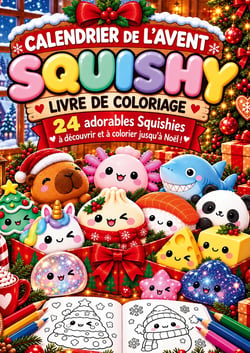 CALENDRIER DE AVENT SQUISHY LIVRE DE COL