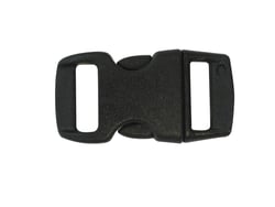 10 clips Créacord noirs - 10mm