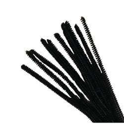 SACHET 10 FILS CHENILLE 9MM NO SACHET 10 FILS CHENILLE 9MM NOIR