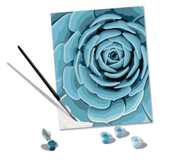 Peinture au numéro Ravensburger - CreArt - Fleur bleue - 24 x 30 cm