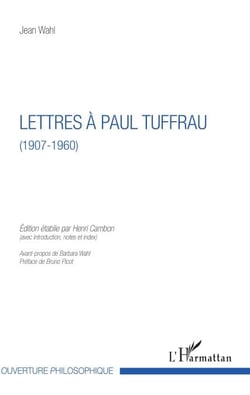 Lettres à Paul Tuffrau - (1907-1960)