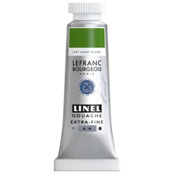 Tube de 14 ml de gouache Lefranc Bourgeois - Linel - Extra-fine - Vert Saint-Michel - Nuance 580
