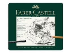 Boîte Faber-Castell -  Pitt Charcoal - 24 fusains